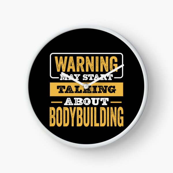 Item preview, Warning May Start Talking About Bodybuilding,Funny Bodybuilding lovers Birthday Christmas Gift designed and sold by xlnv.