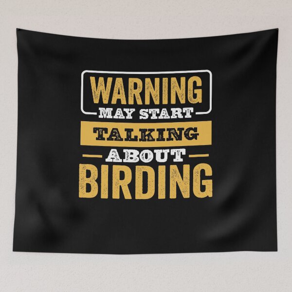 Item preview, Warning May Start Talking About Birding,Funny Birding lovers Birthday Christmas Gift designed and sold by xlnv.
