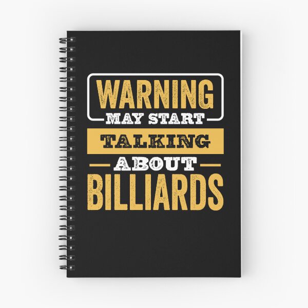Item preview, Warning May Start Talking About Billiards,Funny Billiards lovers Birthday Christmas Gift designed and sold by xlnv.
