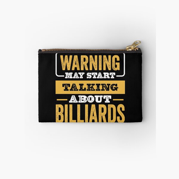 Item preview, Warning May Start Talking About Billiards,Funny Billiards lovers Birthday Christmas Gift designed and sold by xlnv.