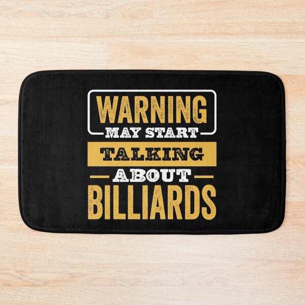 Item preview, Warning May Start Talking About Billiards,Funny Billiards lovers Birthday Christmas Gift designed and sold by xlnv.