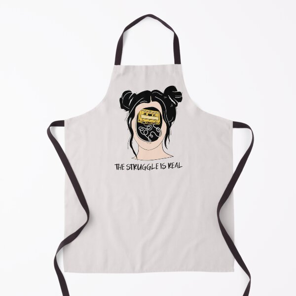 Item preview, The struggle is real - oldschool style woman designed and sold by ShineEyePirate.