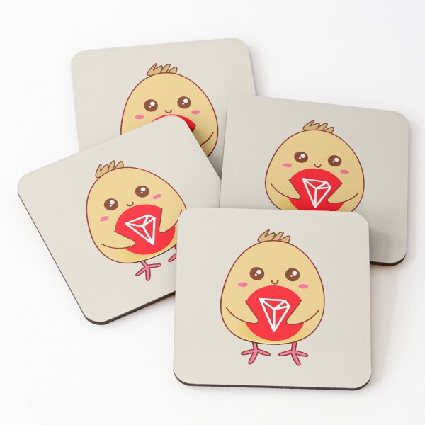 Item preview, Crypto Cute kawaii tron coin  designed and sold by Crypmetal.