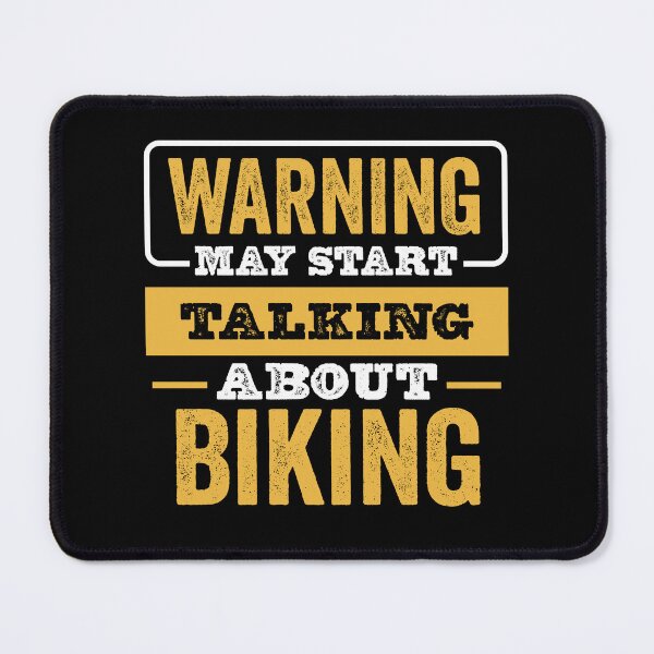 Item preview, Warning May Start Talking About Biking,Funny Biking lovers Birthday Christmas Gift designed and sold by xlnv.