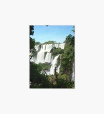 Südamerika, Brasilien/Argentinien, Wasserfall Iguazu, Fotografie, BebiCervin Art Board