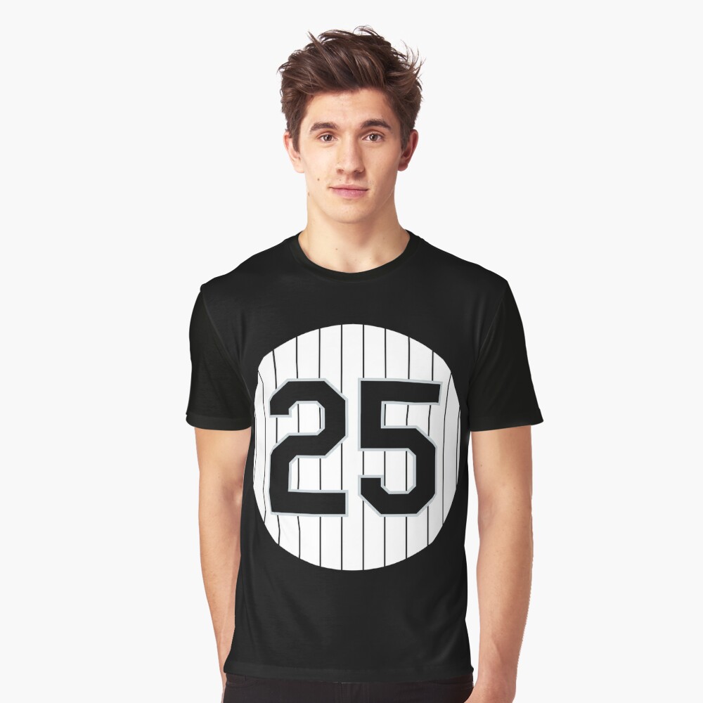 Jim Thome 25 Jersey Number Sticker Essential T-Shirt for Sale by  laureljusjv