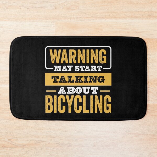 Item preview, Warning May Start Talking About Bicycling,Funny Bicycling lovers Birthday Christmas Gift designed and sold by xlnv.