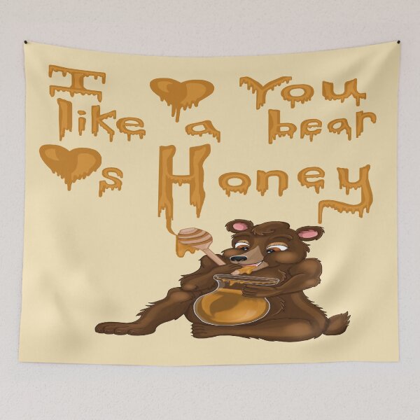 Item preview, I Love You Like A Bear Loves Honey  designed and sold by Deborah Camp.