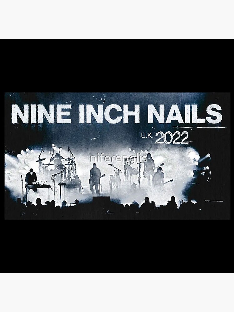 "TOUR AMPHITHEATER NINE UK 2022 INCH LOGO NIN" Photographic Print for