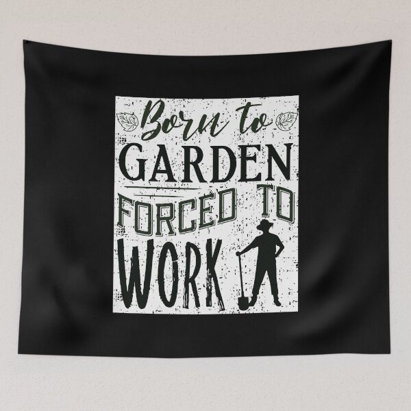 Item preview, Cool Born To Garden Forced To Work Retirement Plan Gardening designed and sold by MadrigueraSM-.
