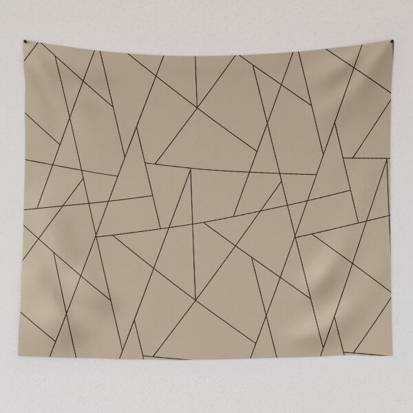 Item preview, Abstract geometric triangles,home decor designed and sold by cutecrazytshirt.