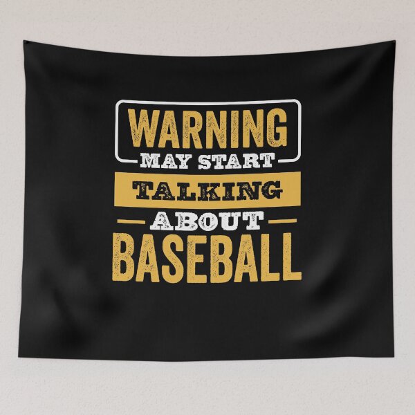 Item preview, Warning May Start Talking About Baseball,Funny Baseball lovers Birthday Christmas Gift designed and sold by xlnv.