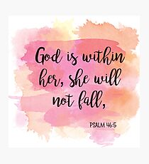 Inspirational Verses Photographic Print