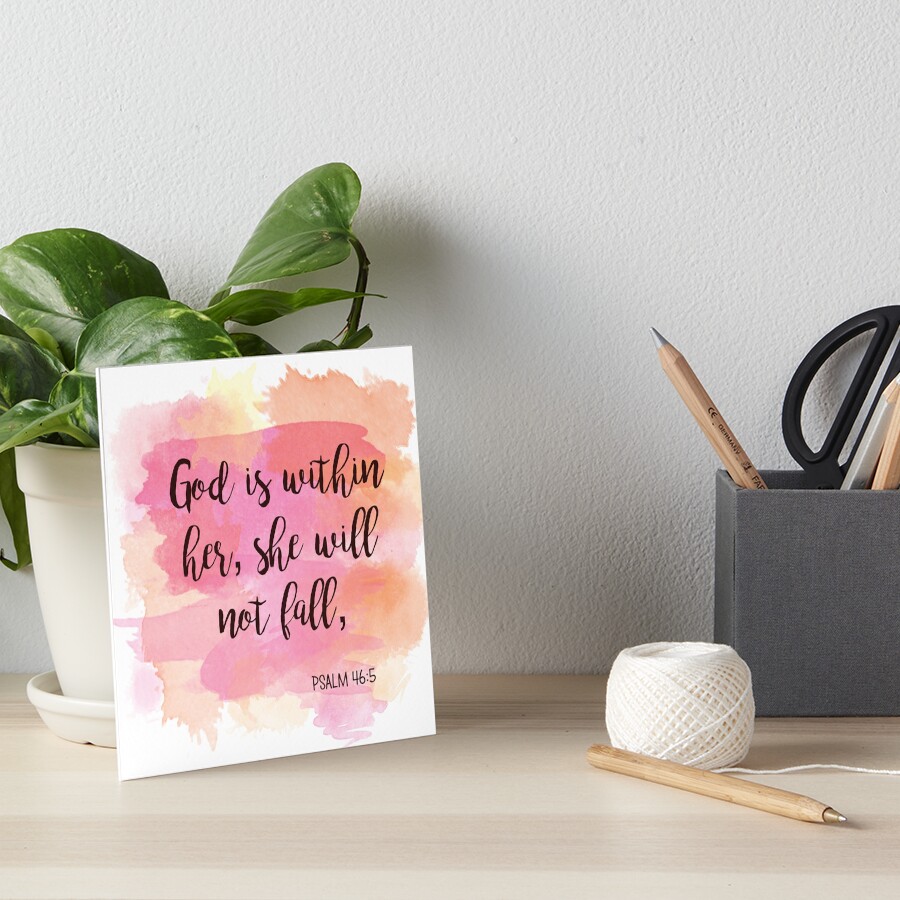 Inspirational Verses Art Board Print