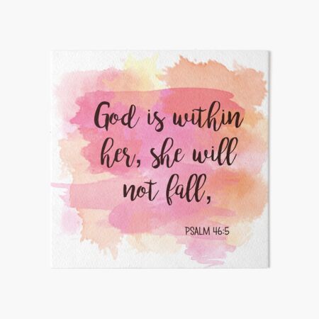 Inspirational Verses Art Board Print
