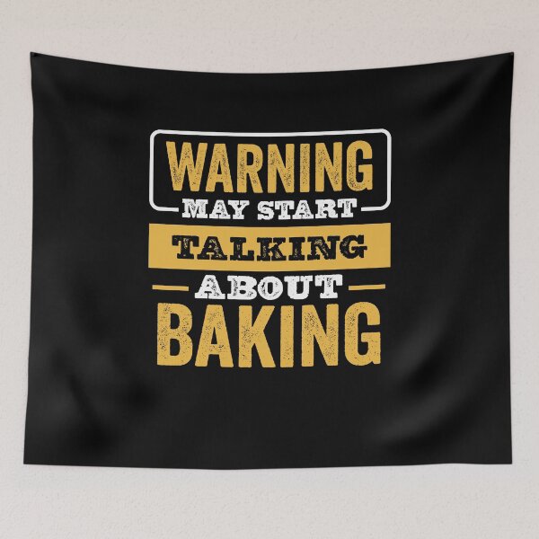 Item preview, Warning May Start Talking About Baking,Funny Baking lovers Birthday Christmas Gift designed and sold by xlnv.