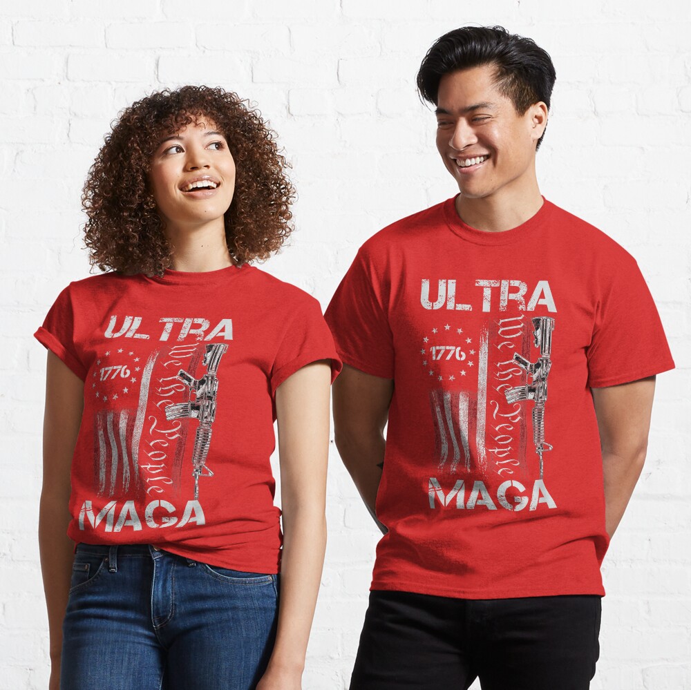 Ultra Maga Stolze Ultra-Maga Vintage Military US-Flagge – We The People 1976 T-Shirt