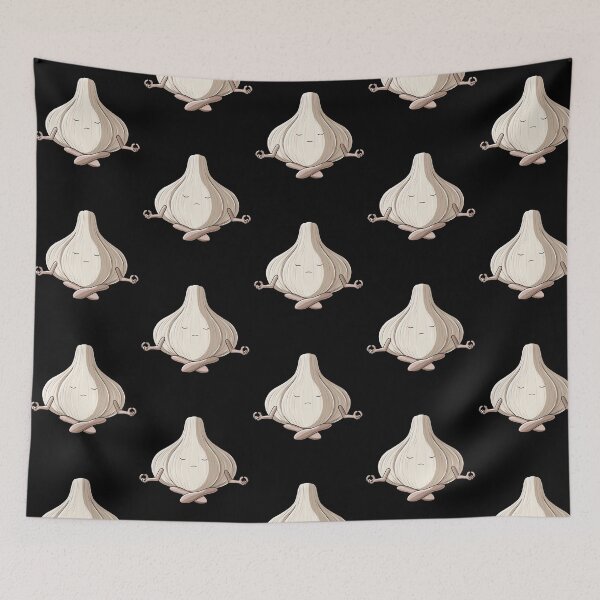 Item preview, Funny Yoga Vegetable Meditating Garlic designed and sold by UpYourSelf.