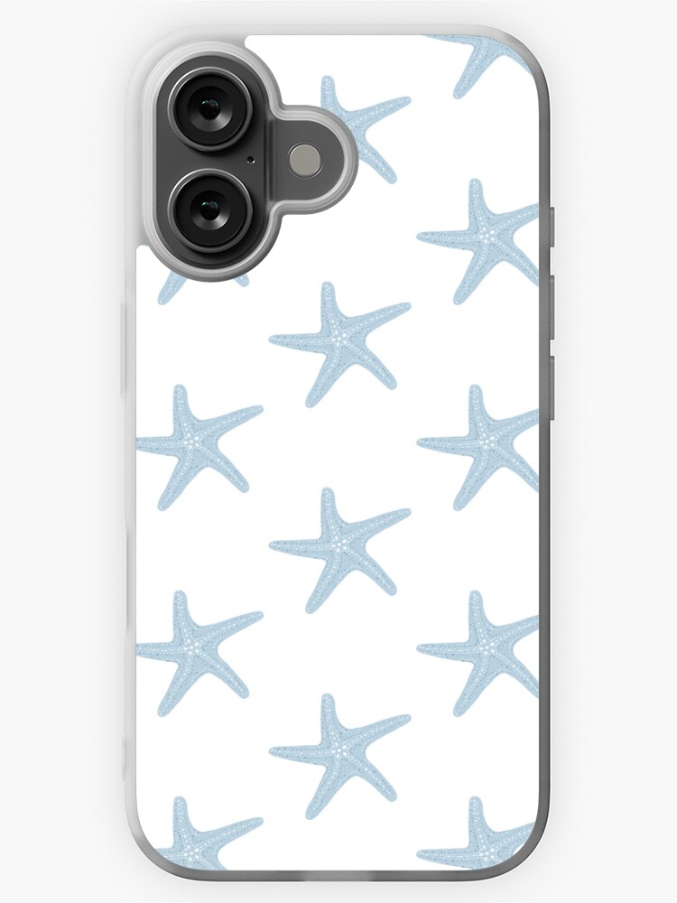 Imagen 1 de 5, Funda de iPhone con la obra Estrella de mar azul, diseñada y vendida por REBDesignz.