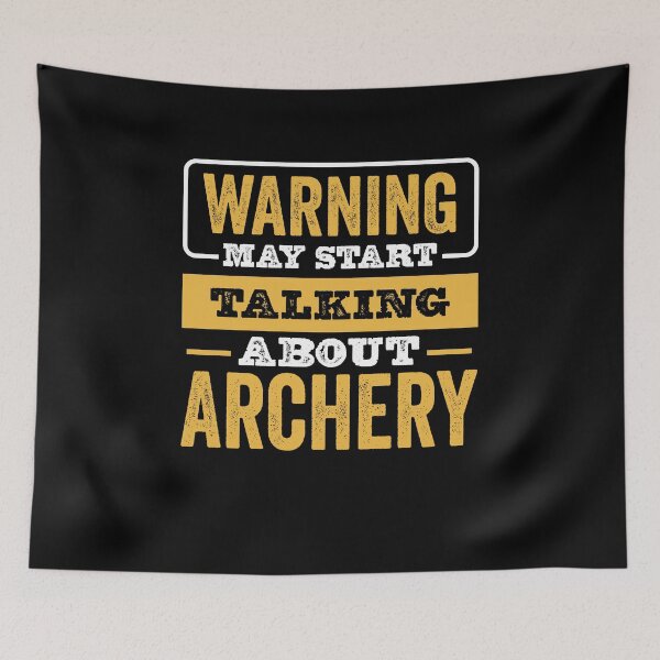 Item preview, Warning May Start Talking About Archery,Funny Archery lovers Birthday Christmas Gift designed and sold by xlnv.