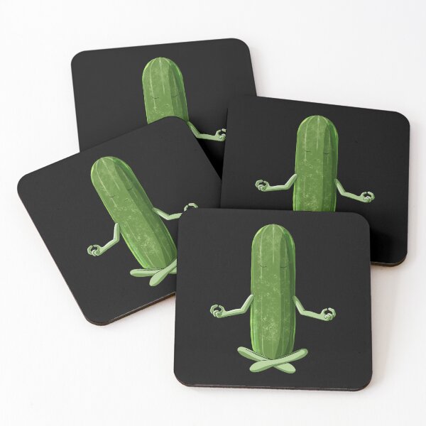 Item preview, Funny Yoga Vegetable Pickle Meditating Cucumber designed and sold by UpYourSelf.