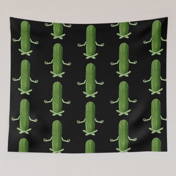 Item preview, Funny Yoga Vegetable Pickle Meditating Cucumber designed and sold by UpYourSelf.