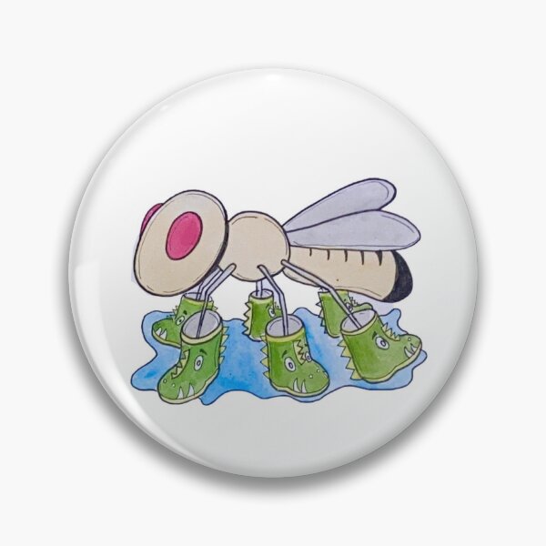Item preview, Fruit Fly in Dinosaur Wellies designed and sold by DaniEdmunds.