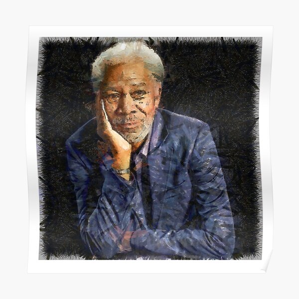 Morgan Freeman Poster Large  24inx36in 