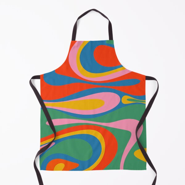 Item preview, Mod Thang Colorful Retro Modern Abstract Pattern in Rainbow Pop Colors designed and sold by kierkegaard.