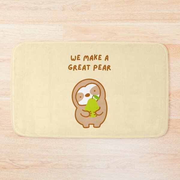 Item preview, We Make A Great Pair Pear Sloth  designed and sold by theslothinme.