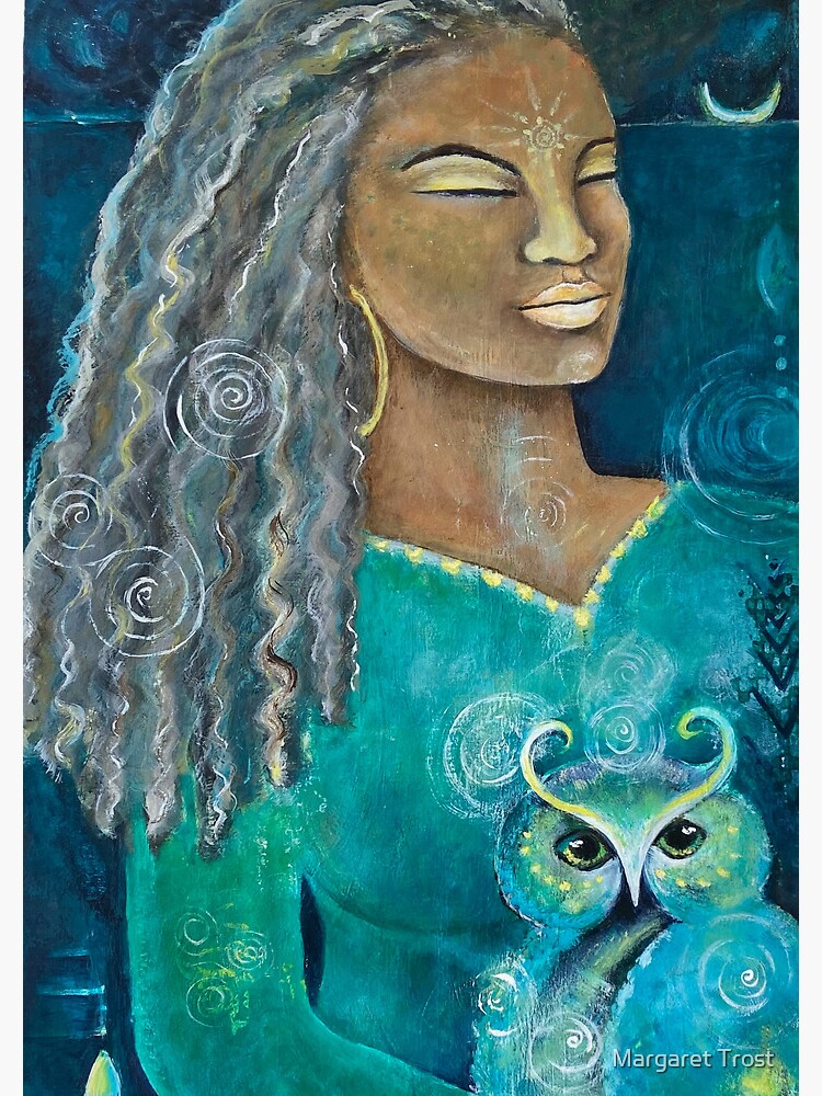 Thumbnail 3 of 3, Journal, She Listens Within for Guidance designed and sold by margarettrost.