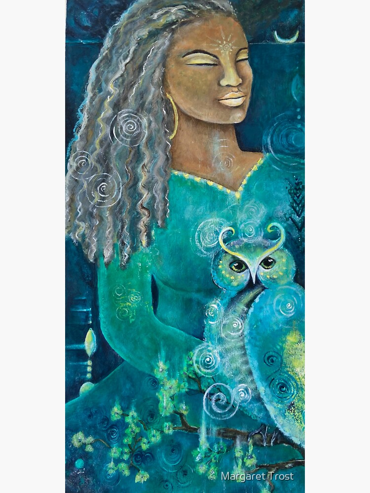 Thumbnail 3 of 3, Sticker, She Listens Within for Guidance designed and sold by margarettrost.