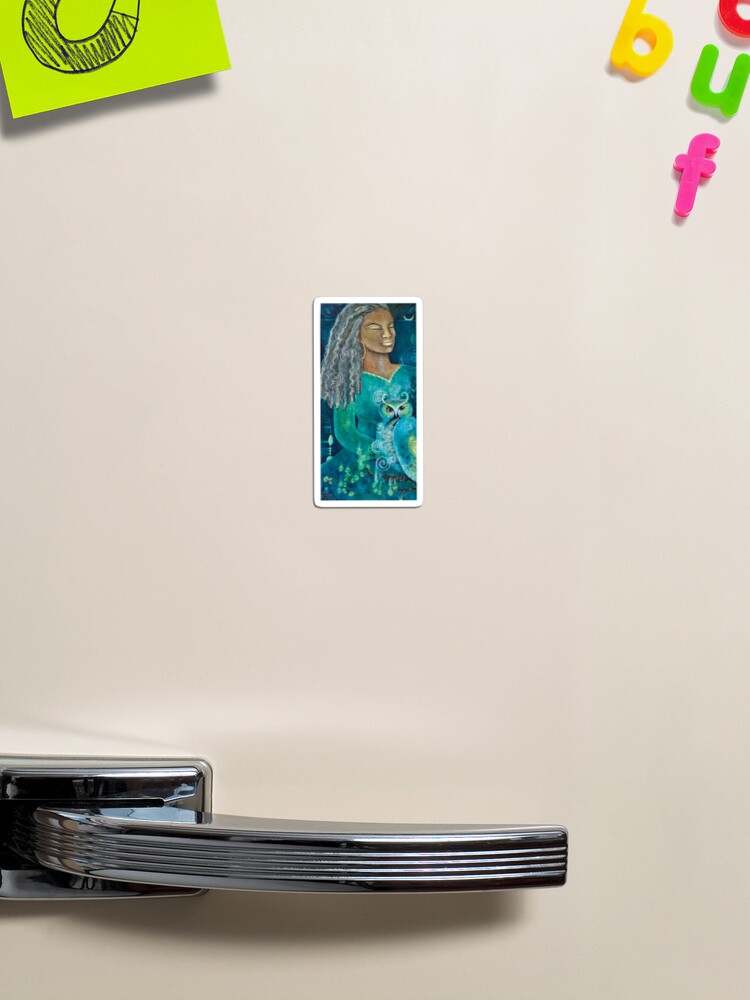 Thumbnail 1 of 3, Magnet, She Listens Within for Guidance designed and sold by margarettrost.
