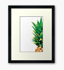 Vector Pineapple Framed Print