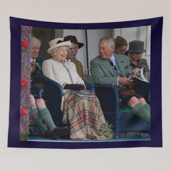 Item preview, HM Queen Elizabeth II and HRH Prince Charles 2014 Professional Photo HD designed and sold by Picturestation.