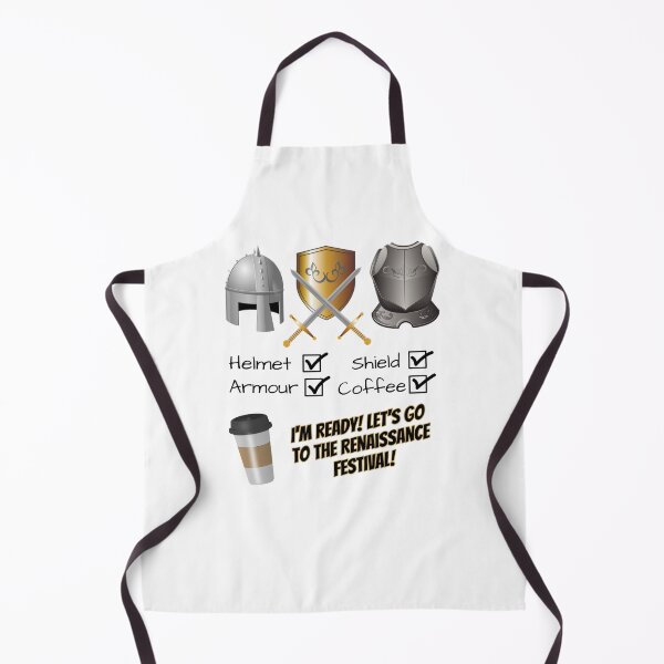 Item preview, Renaissance Festival Knight Armour Helmet Shield and Coffee Unique Design designed and sold by MyJojoBean.