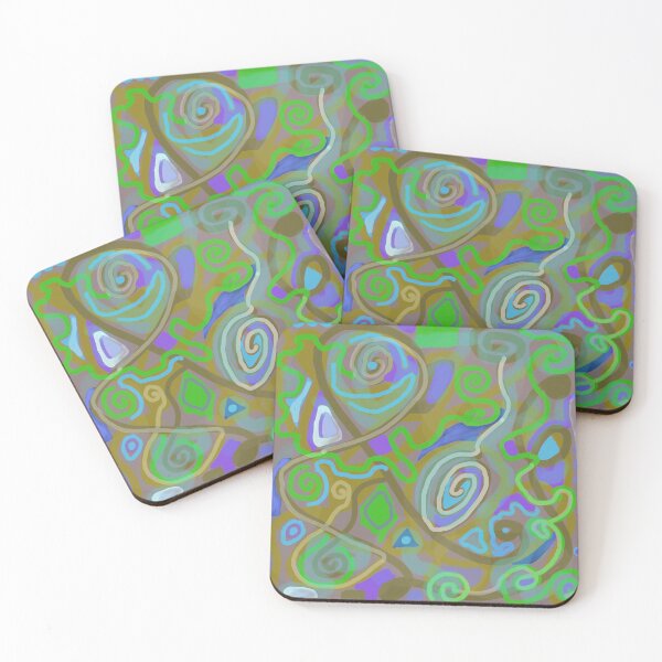 Item preview, Abstract Greeny Ocean Dream designed and sold by PeckoBird.