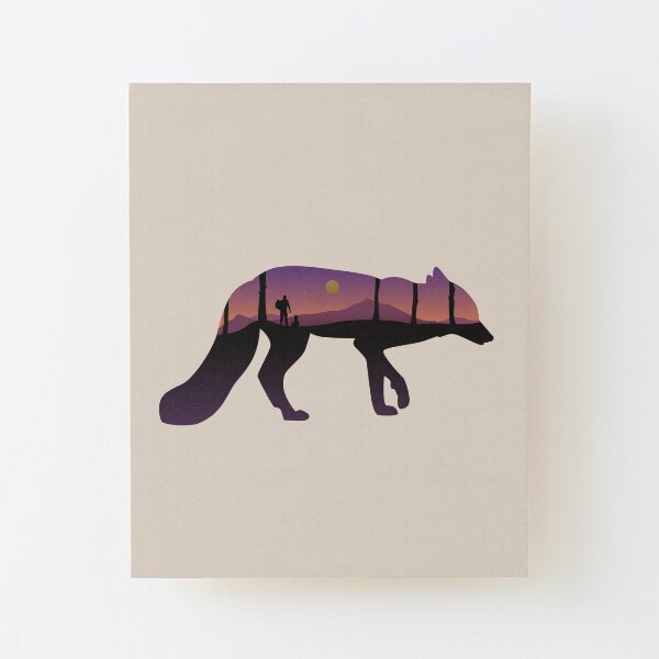 Wood Mounted Print