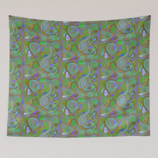 Item preview, Abstract Greeny Ocean Dream designed and sold by PeckoBird.