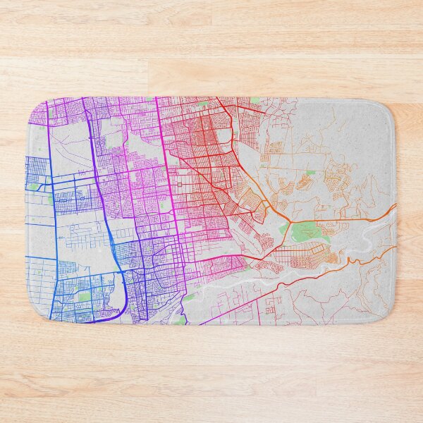 Item preview, Puente Alto City Map of Chile - Colorful designed and sold by deMAP.