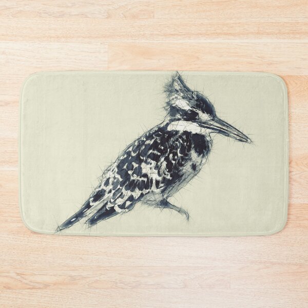 Item preview, Pied kingfisher designed and sold by 4t4design.