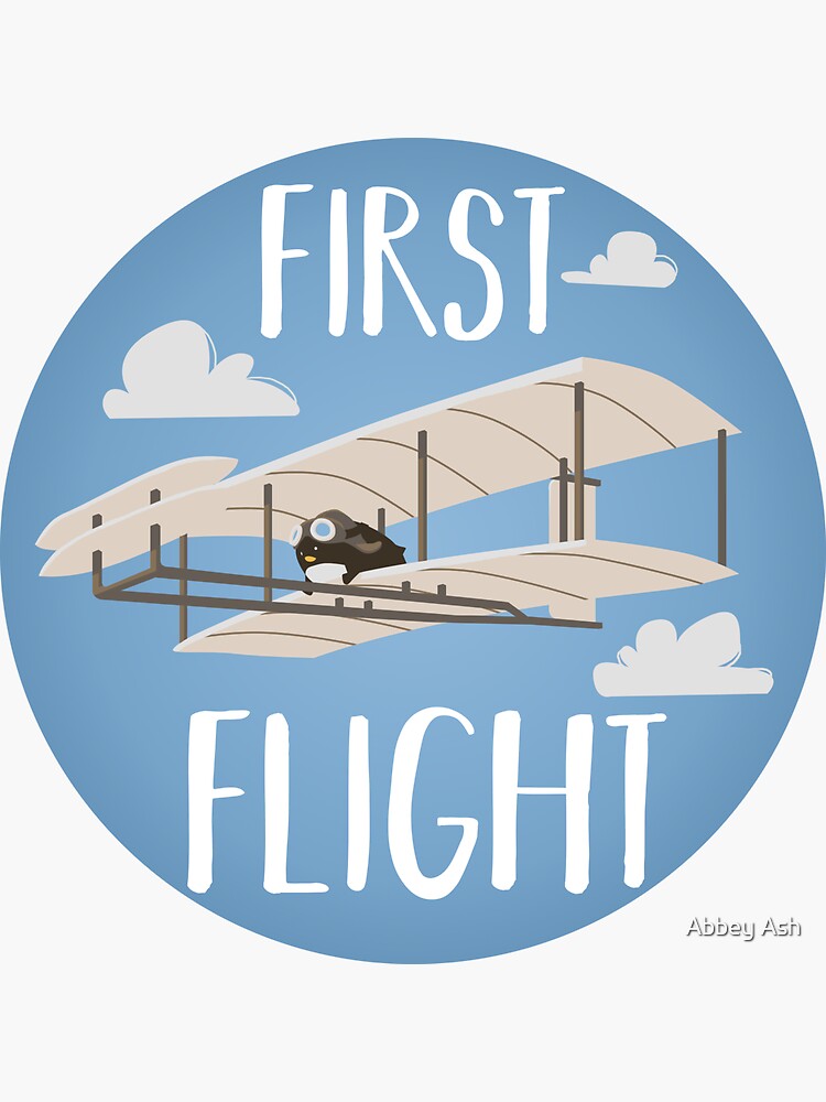 First Flight! | Sticker