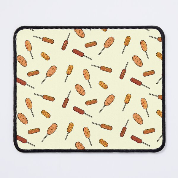 Item preview, Korean corn dog pattern, korean snack, korean hot dog, korean street food, fast food, asian snack designed and sold by SGS-.