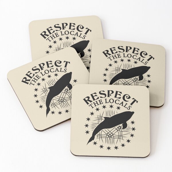 Item preview, Respect The Locals - Dolphin Lover Quote designed and sold by TMBTM.