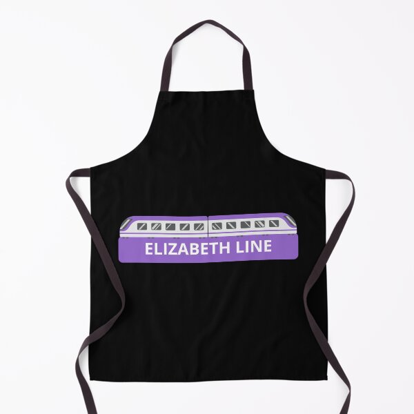 Item preview, Elizabeth Line Purple Train on Black designed and sold by LoloTrends.