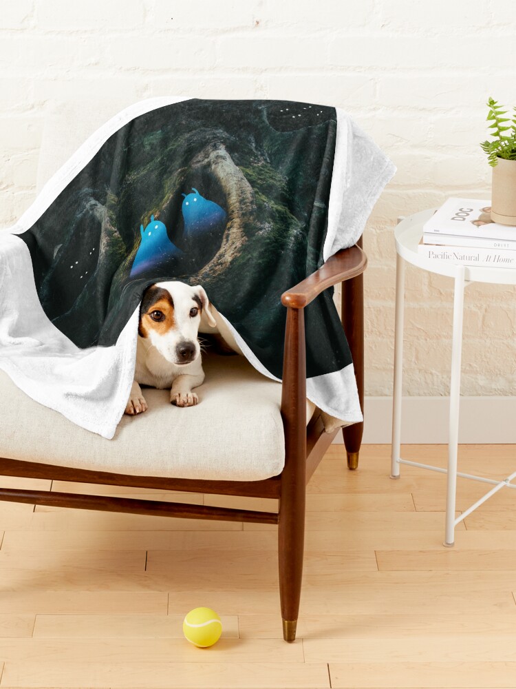 Alternate view of In the Forest of the Night Pet Blanket