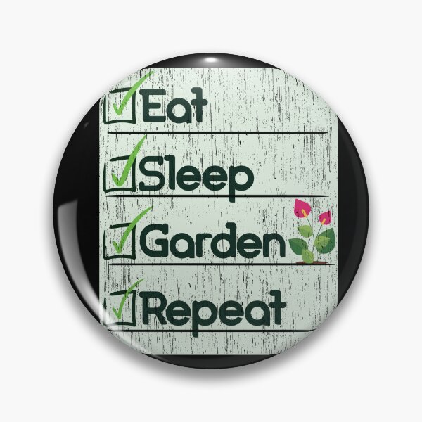Item preview, Funny Eat Sleep Garden Repeat Retirement Gardening Gardener designed and sold by MadrigueraSM-.