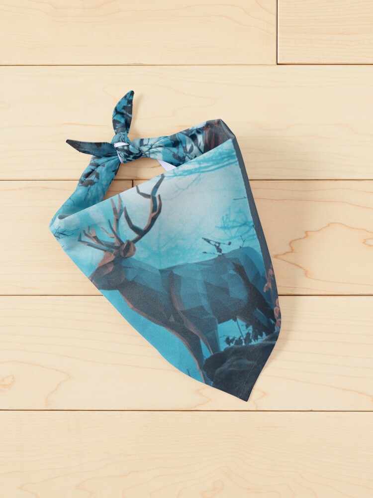 Alternate view of Blue Forest Pet Bandana