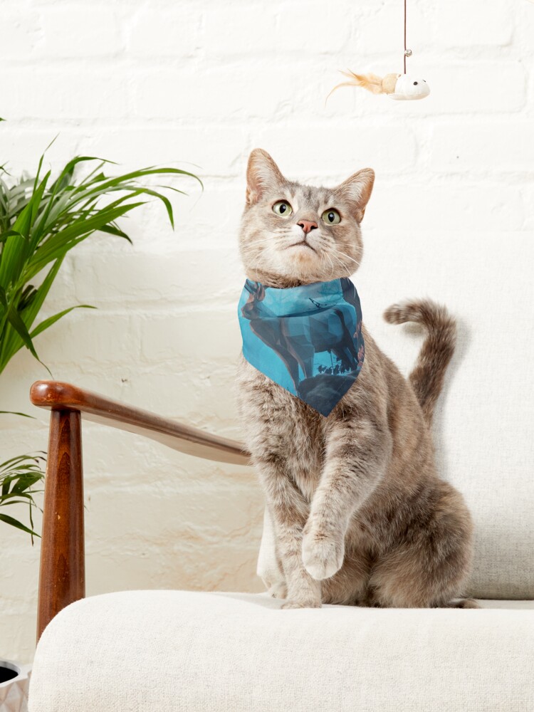 Alternate view of Blue Forest Pet Bandana