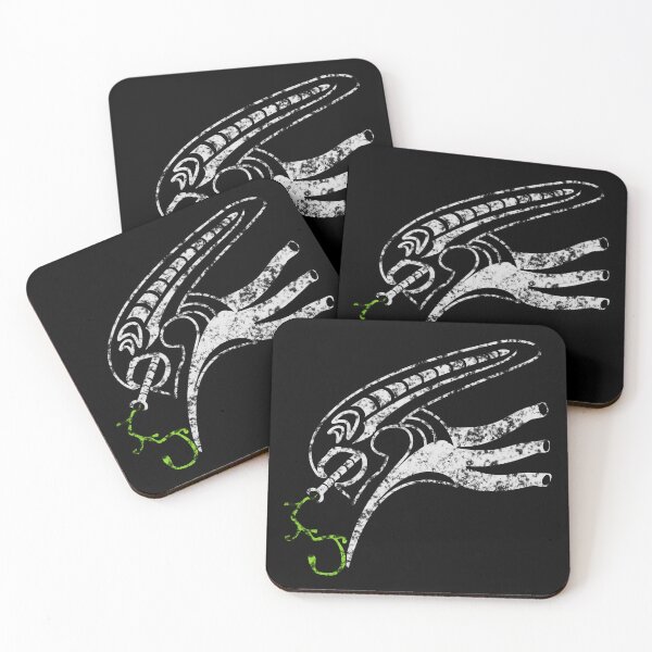 Item preview, Alien Viking Prow Beast - White and Acid Edition designed and sold by Spammabelle.